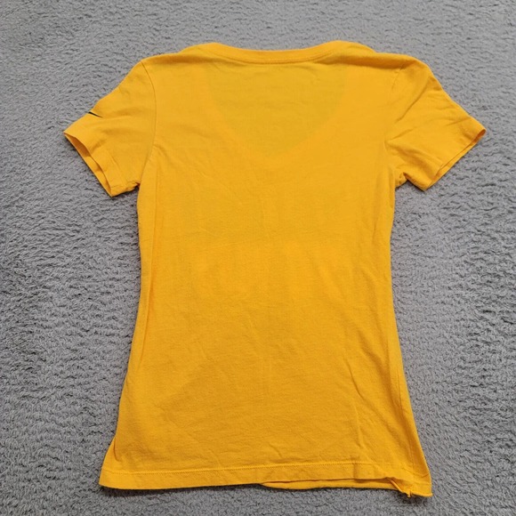Nike Shirt Womens XS Yellow Green Bay Packers Talent Scout‎ Spellout Logo NFL - Picture 2 of 11